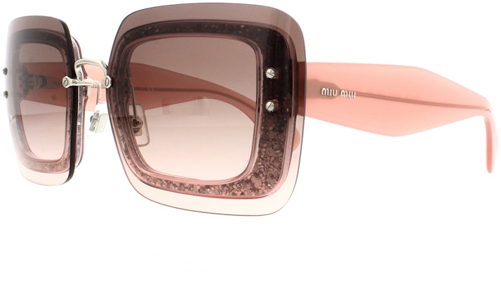 MIU MIU Cermin Mata Hitam Persegi Berkilau SMU01REUEU-F01E2 Purchase MIU MIU Cermin Mata Hitam Persegi Berkilau SMU01REUEU-F01E2