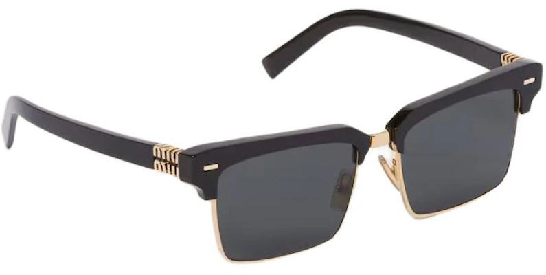 MIU MIU Square Sunglasses Black Unisex with Logo Temples SMU10ZE1ABF05S0C054 Lookbook MIU MIU Square Sunglasses Black Unisex with Logo Temples SMU10ZE1ABF05S0C054