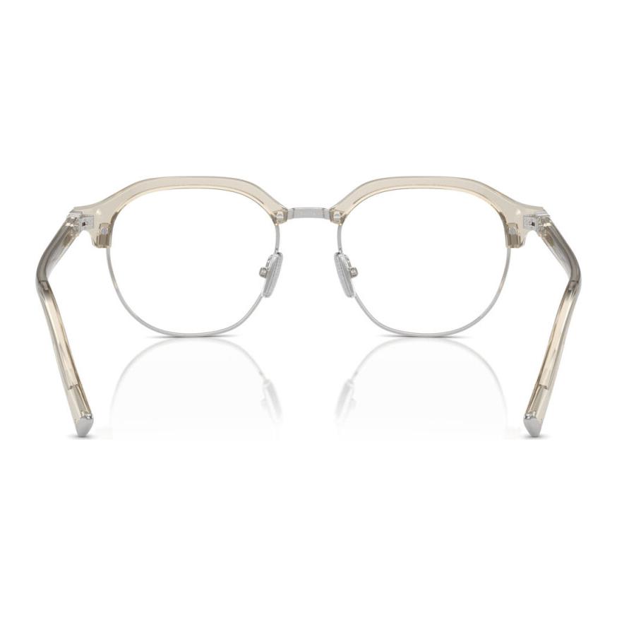 MIU MIU Unisex Irregular Gray Optical Glasses Frame with Metal Letter Logo. MU10XV-12U1O1 圖 4