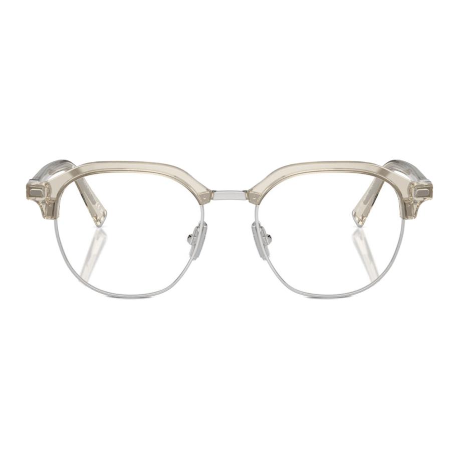 MIU MIU Unisex Irregular Gray Optical Glasses Frame with Metal Letter Logo. MU10XV-12U1O1 圖 5