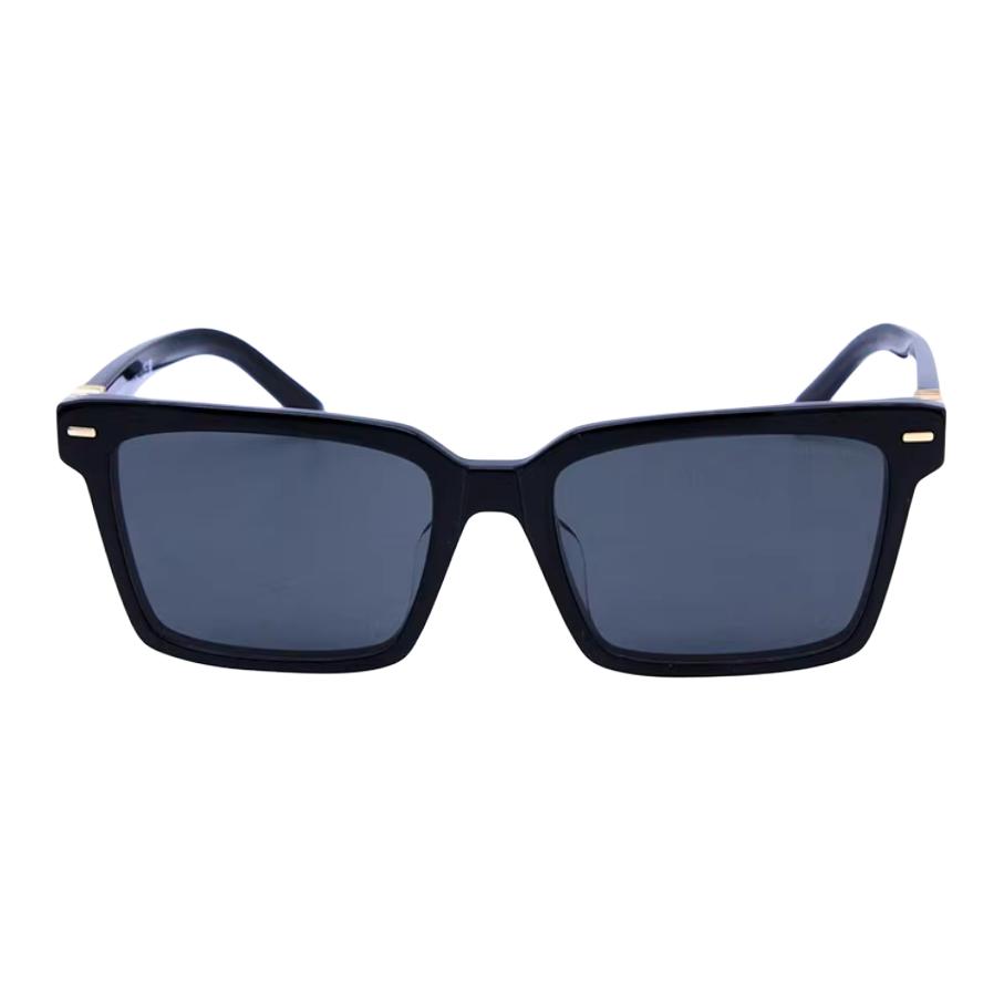 MIU MIU Unisex Irregular Sunglasses with Gold Logo, Black Frame for Couples. SMU13Z-F-16K-5S0 圖 3