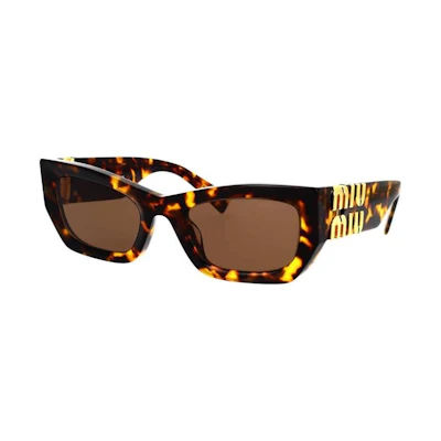 MIU MIU Unisex Stylish Irregular Frame Sunglasses MU09WSVAU06B