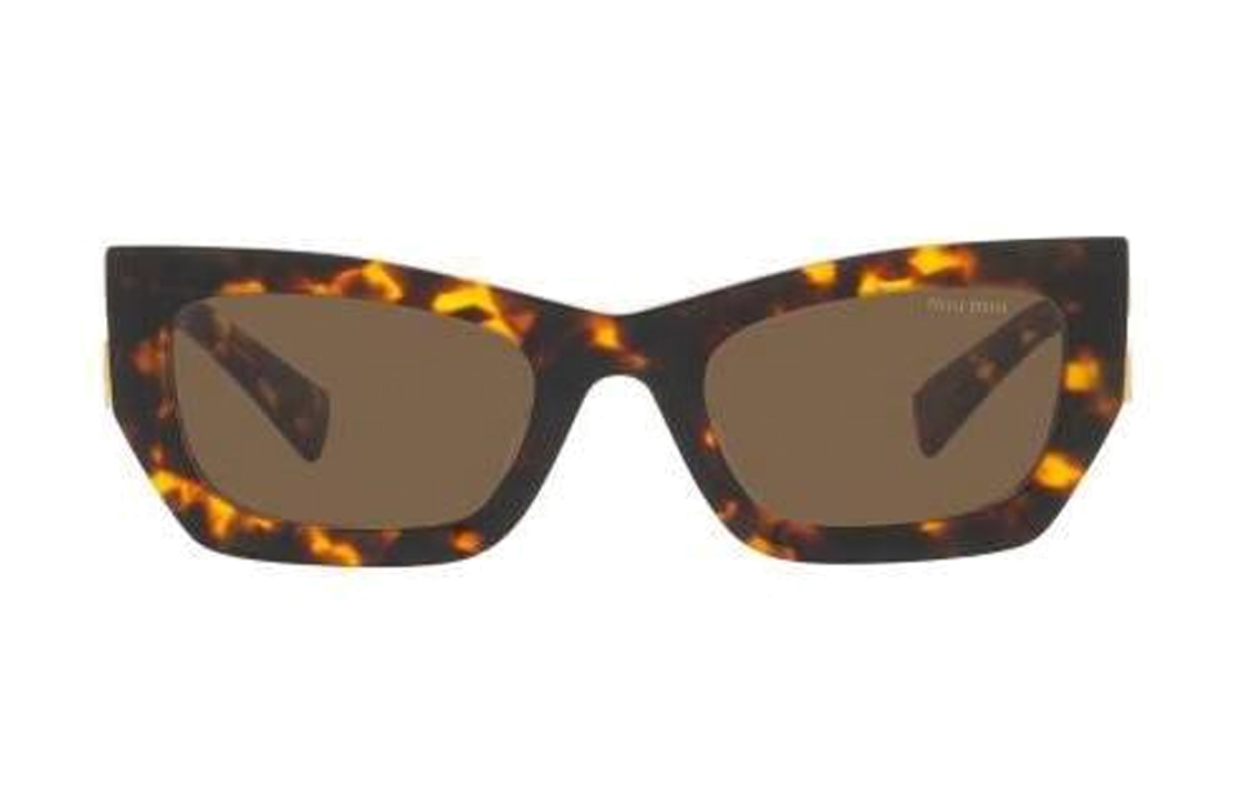 MIU MIU Unisex Stylish Irregular Frame Sunglasses MU09WSVAU06B 圖 7