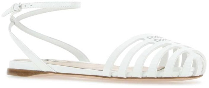 미우미우 화이트 플랫 스니커즈 5F776DF005XWZF0009 Buy 미우미우 화이트 플랫 스니커즈 5F776DF005XWZF0009