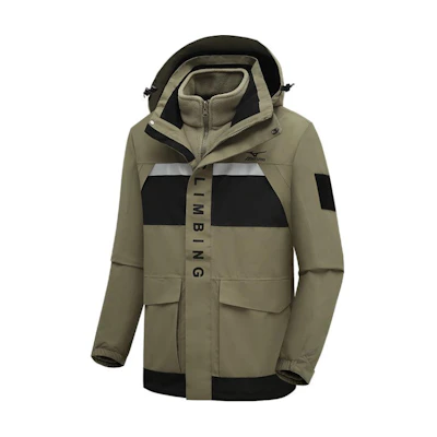 Mizuno 3-in-1 Waterproof Windproof Jacket with Anti-Stain Hooded Design A2CE2A03
