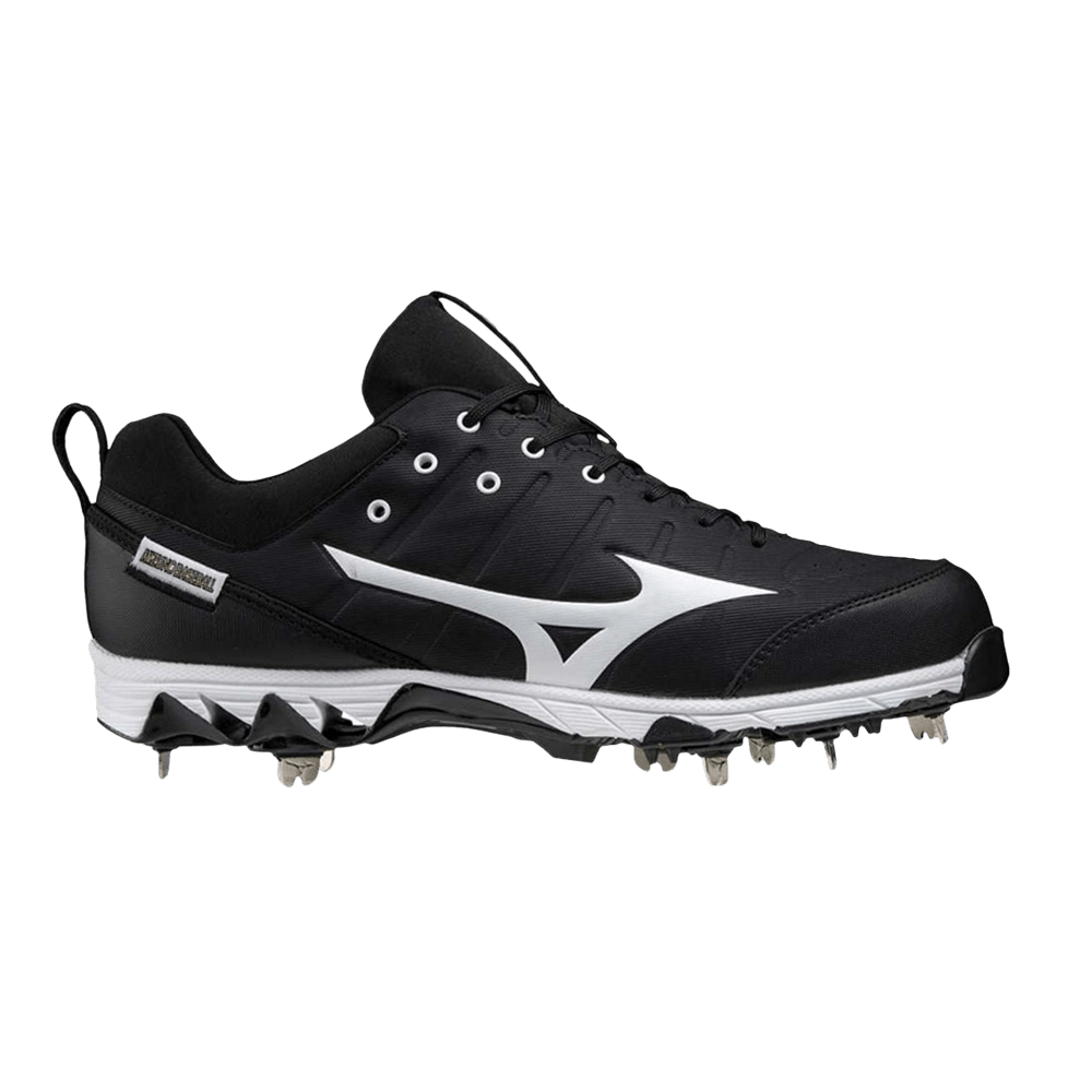 Mizuno 9-Spike Ambition 2 Low 'Black White' 11GM215309
