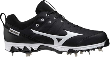Mizuno 9-Spike Ambition 2 Low 'Black White' 11GM215309 Mizuno 9-Spike Ambition 2 Low 'Black White' 11GM215309