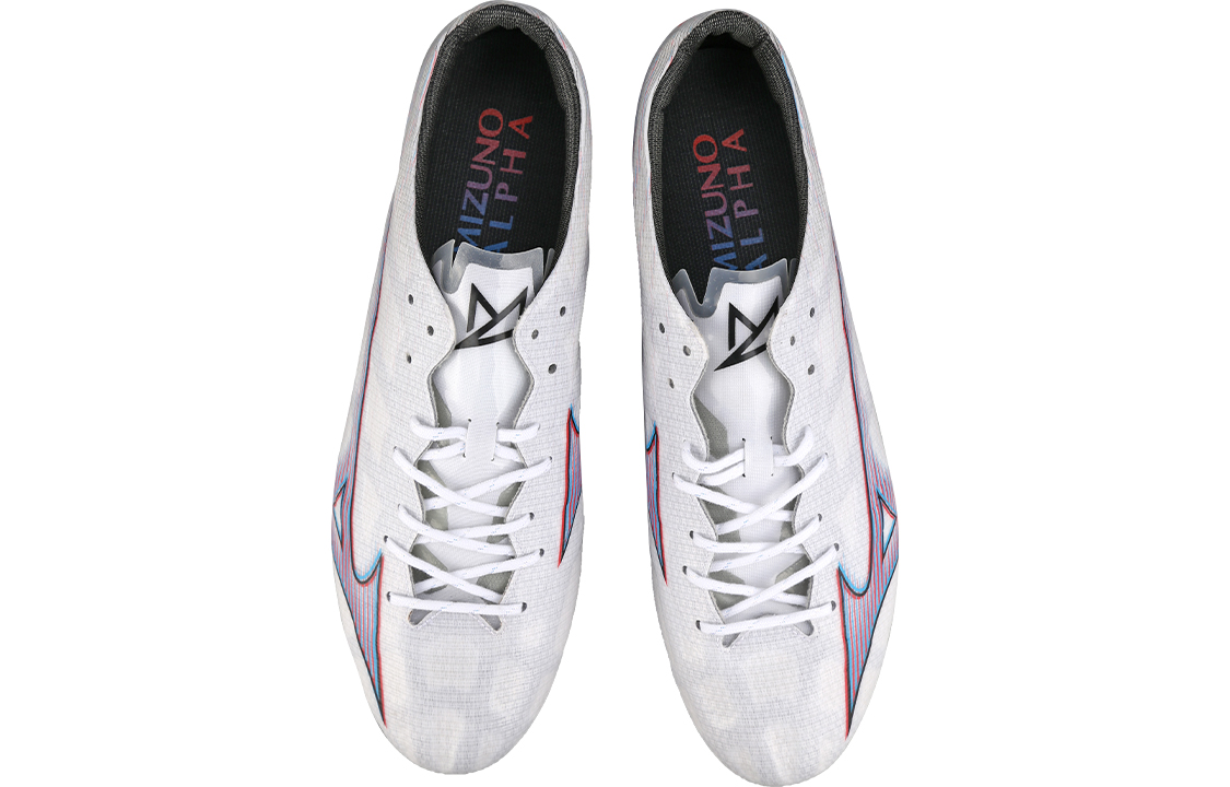 Shop 美津濃 α 精英版 人造草坪足球鞋 白灰色