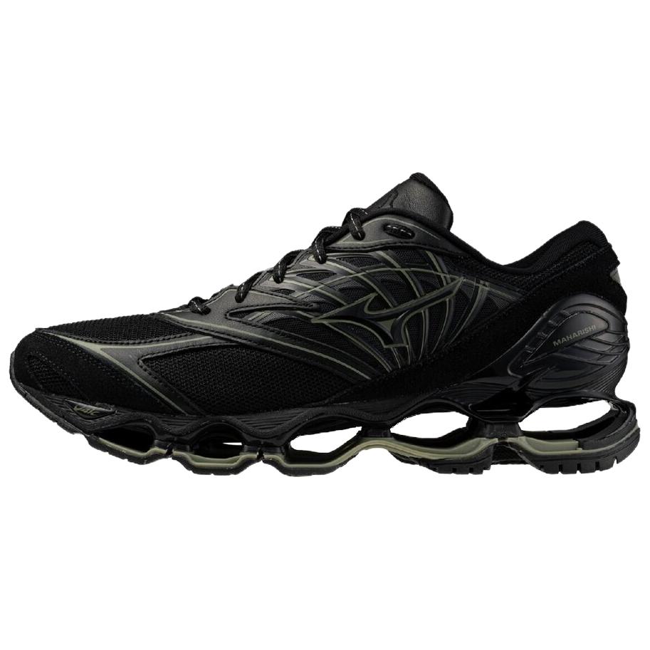 Mizuno × Maharishi Wave Prophecy LS Reflective Running Shoes Black . D1GD2617-01