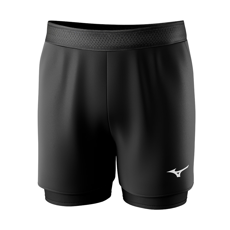 Mizuno  Black Swim Trunks - Quick-Dry, Breathable, Lined, Beach-Ready Shorts N2CB3127-09