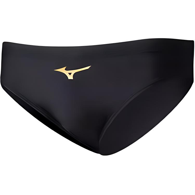 Mizuno  Black Triangular Pro Racing Anti-Chlorine Swim Trunks N2CBB106