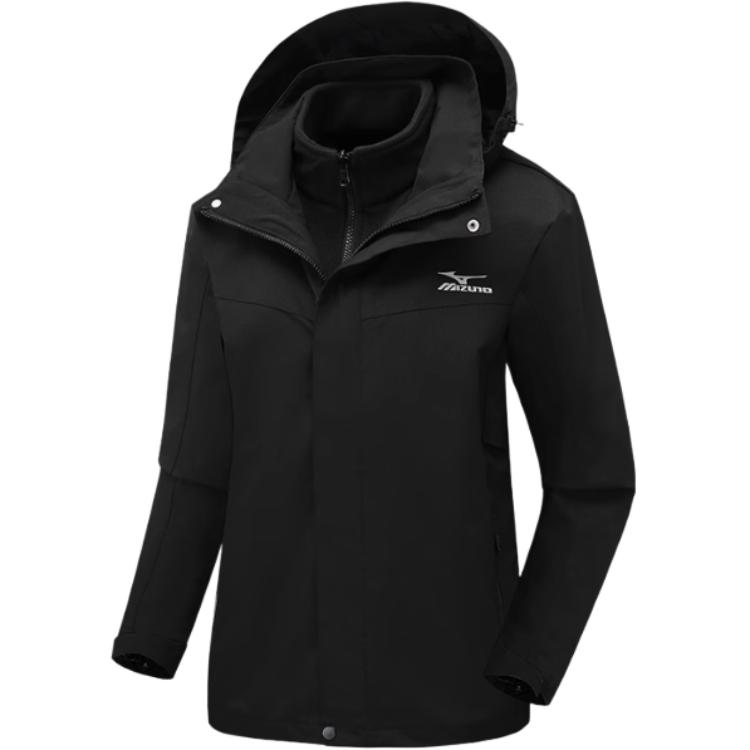 Mizuno  Outdoor Windproof Warm Jacket with Removable Hood. A2CE2A18