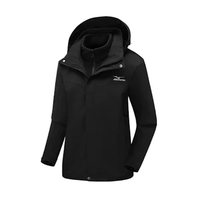 Mizuno Outdoor Windproof Warm Jacket with Removable Hood. A2CE2A18