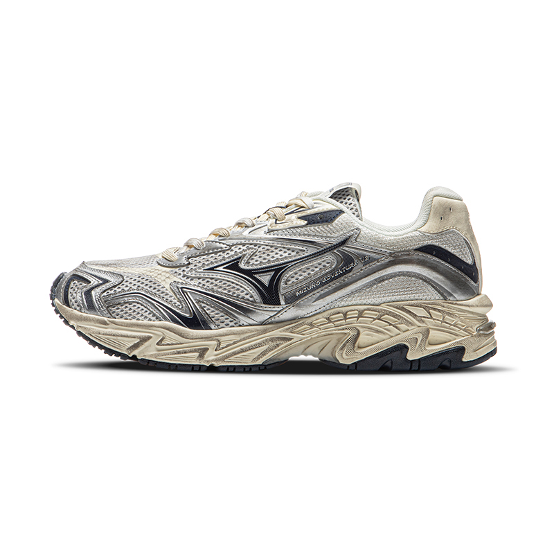 Mizuno Adventure V2 Low-Top Dad Shoes Beige/Silver Comfortable & Durable D1GH250304
