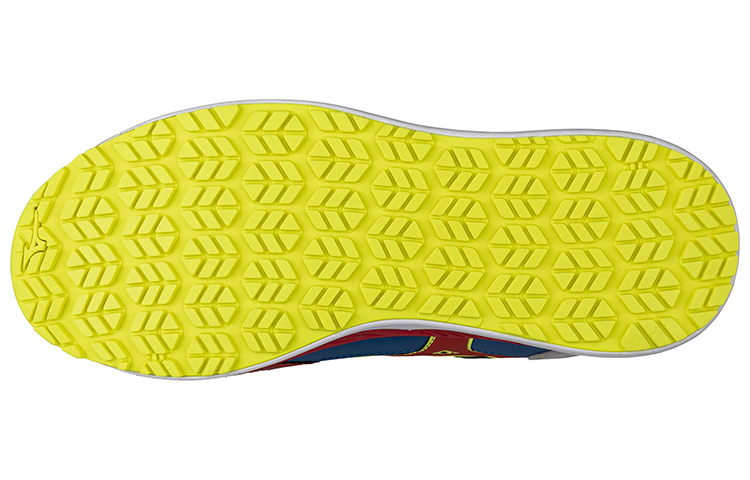 Shop 美津浓 Almighty Hw 11L 低帮運動休閒鞋 男女同款 紅黃