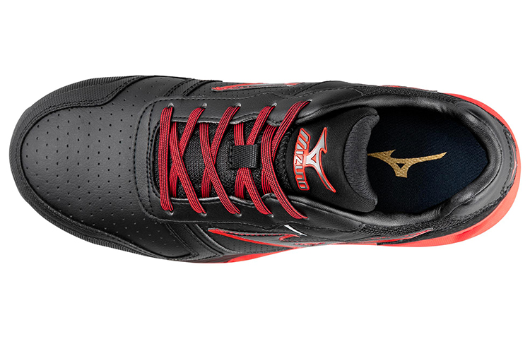 Lookbook 美津濃 Almighty Hw 11L 低帮運動休閒鞋 男女同款 黑紅