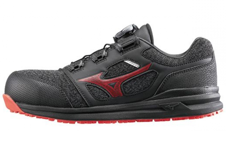 Mizuno Almighty LS 2 BOA Wide 'Black Red' F1GA225209