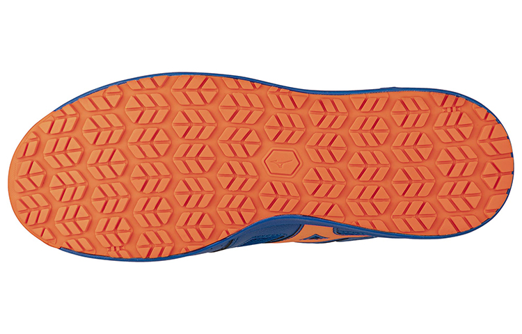 Shop ミズノ オールマイティ LS II (青×オレンジ) F1GA210027