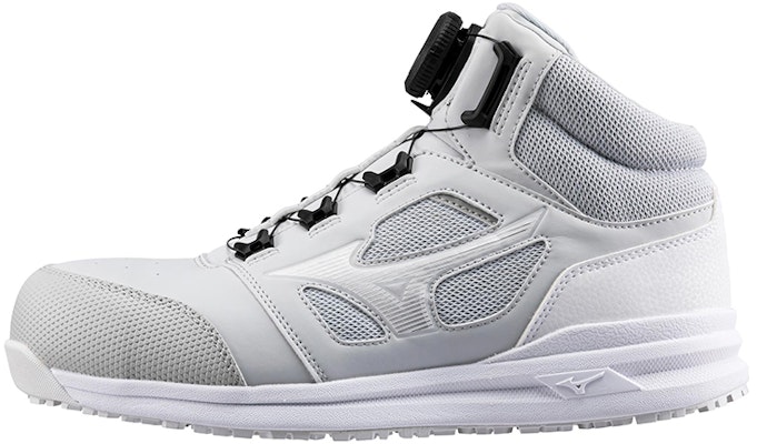 Mizuno Almighty LS II 'Grey White High-Top' F1GA220305 Buy Mizuno Almighty LS II 'Grey White High-Top' F1GA220305