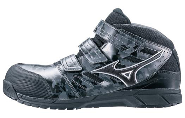 Mizuno Almighty LS Mid-Cut 'Grey Black' C1GA180209