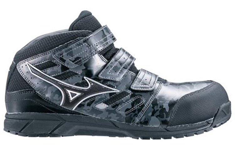 Order Mizuno Almighty LS Mid-Cut 'Kelabu Hitam' C1GA180209