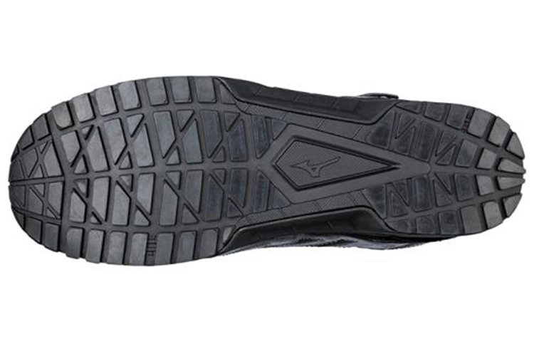 Shop Mizuno Almighty LS Mid-Cut 'Kelabu Hitam' C1GA180209