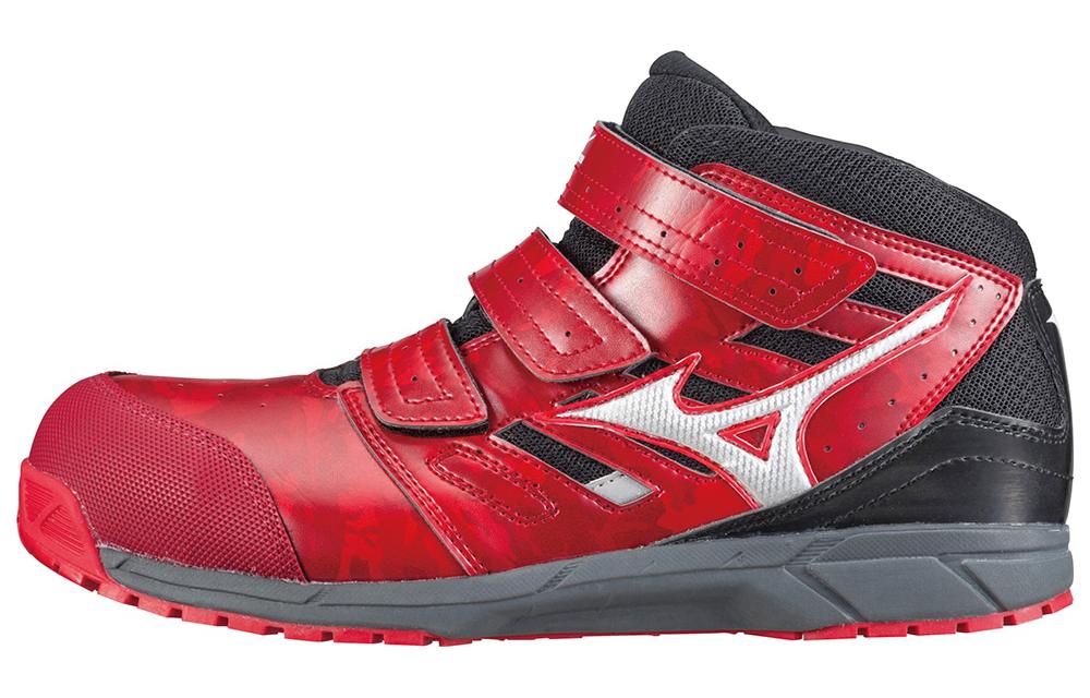 Mizuno Almighty LS Mid-Cut 'Red Black' C1GA180262