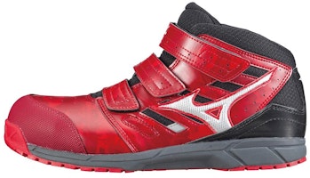 Mizuno Almighty LS Mid-Cut 'Red Black' C1GA180262 Mizuno Almighty LS Mid-Cut 'Red Black' C1GA180262