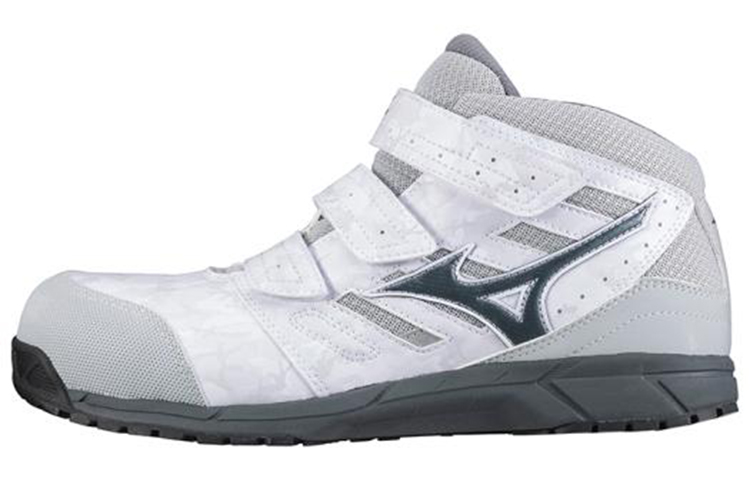 Mizuno Almighty LS Mid-Cut 'White Grey' C1GA180205