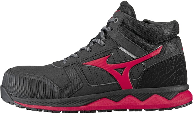 Mizuno Almighty Zw43h 'Black Red High-Top' F1GA200309 Buy Mizuno Almighty Zw43h 'Black Red High-Top' F1GA200309