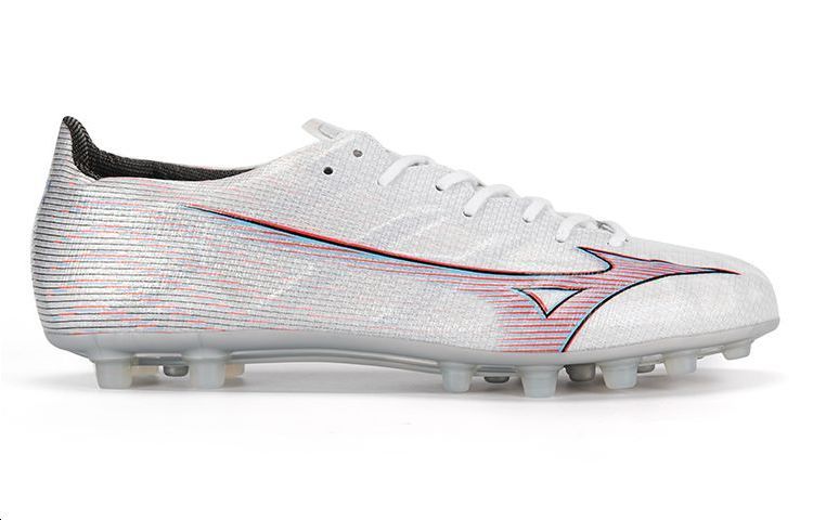Order Mizuno Alpha 系帶 AG（膠質短釘） 人造草地 防滑耐磨減震 足球鞋 男女同款 白色