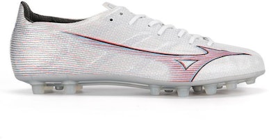 Mizuno Alpha 系帶 AG(膠質短釘) 人造草地 防滑耐磨減震 足球鞋 男女同款 白色 Order Mizuno Alpha 系帶 AG(膠質短釘) 人造草地 防滑耐磨減震 足球鞋 男女同款 白色
