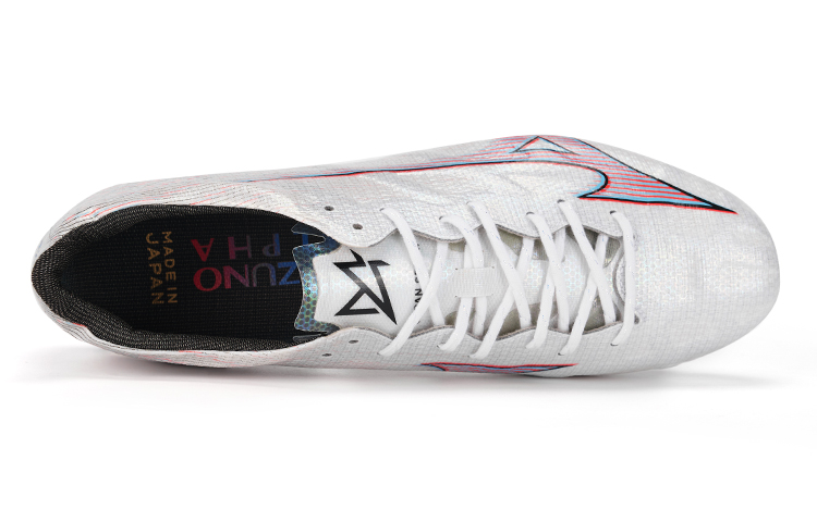 Purchase Mizuno Alpha 系帶 AG（膠質短釘） 人造草地 防滑耐磨減震 足球鞋 男女同款 白色