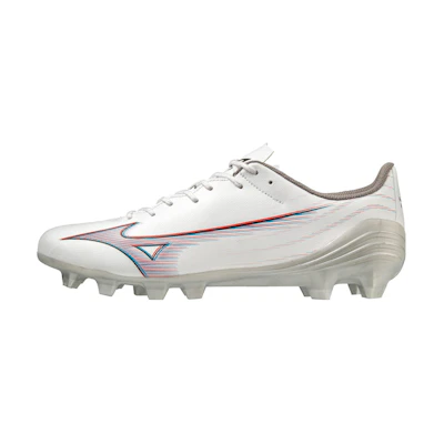 Mizuno Alpha Select White 'Outdoor Pitch Non-Slip Studded Durable Soccer Shoe'