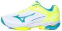 Buy Mizuno Alphabounce Lichtgewicht Slijtvast Wit Blauw Geel Sneakers 61GA167125