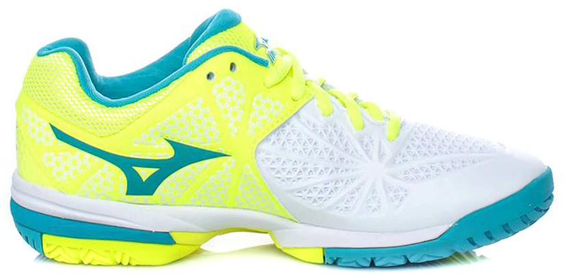 Mizuno Alphabounce Lichtgewicht Slijtvast Wit Blauw Geel Sneakers 61GA167125 Order Mizuno Alphabounce Lichtgewicht Slijtvast Wit Blauw Geel Sneakers 61GA167125