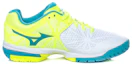 Order Mizuno Alphabounce Lichtgewicht Slijtvast Wit Blauw Geel Sneakers 61GA167125