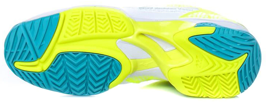 Mizuno Alphabounce Lichtgewicht Slijtvast Wit Blauw Geel Sneakers 61GA167125 Purchase Mizuno Alphabounce Lichtgewicht Slijtvast Wit Blauw Geel Sneakers 61GA167125