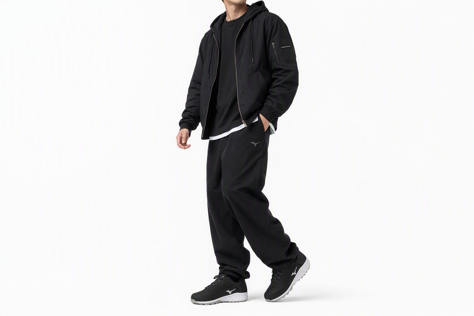 Order 美津浓 Ambition 3 BB Low AS '黑白' 运动鞋 320688-9000