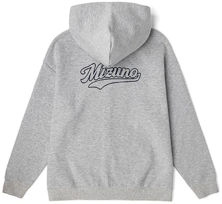 Sudadera con Capucha Mizuno Anime Unisex Gris Claro con Cierre. D2CC23H3-18 Lookbook Sudadera con Capucha Mizuno Anime Unisex Gris Claro con Cierre. D2CC23H3-18