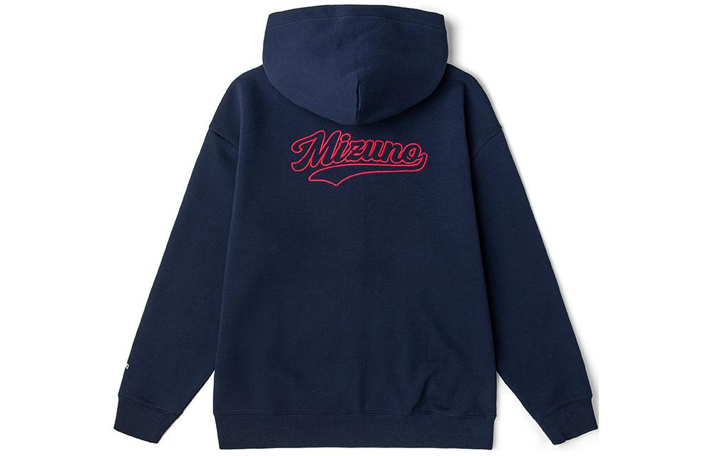 Lookbook 美津浓动漫印花海军蓝拉链连帽外套男女款 D2CC23H3-14