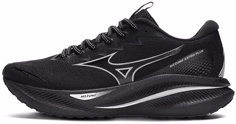 Mizuno Astro Plus 輕便增高 減震回彈 低筒 跑步鞋 男女同款 尊嘟黑配色 Buy Mizuno Astro Plus 輕便增高 減震回彈 低筒 跑步鞋 男女同款 尊嘟黑配色