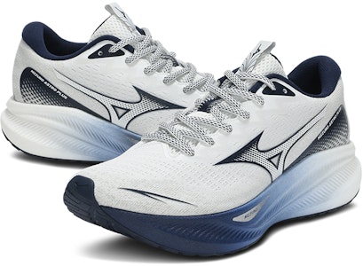 Mizuno Astro Plus 輕便增高 緩震回彈 低筒 跑步鞋 男女同款 深藏BLUE配色 Shop Mizuno Astro Plus 輕便增高 緩震回彈 低筒 跑步鞋 男女同款 深藏BLUE配色
