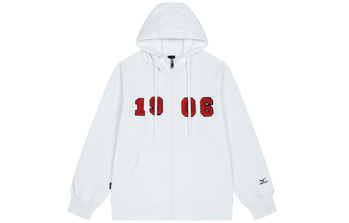 Mizuno Basic Zip-Up Hoodie Unisex - Classic American Style Long Sleeve A2CC2553