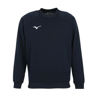 Mizuno Black Crewneck Sweatshirt with Solid Logo Print 32MC0175-09