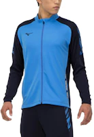 Mizuno Blue Colorblock Logo Stand Collar Zip Jacket Unisex Long Sleeve P2MC203525 Mizuno Blue Colorblock Logo Stand Collar Zip Jacket Unisex Long Sleeve P2MC203525