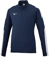 Mizuno Blue Long-Sleeve Logo Pullover Sweatshirt P2MC258014 Mizuno Blue Long-Sleeve Logo Pullover Sweatshirt P2MC258014