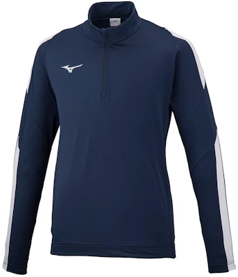 Mizuno Blue Long-Sleeve Logo Pullover Sweatshirt P2MC258014 Buy Mizuno Blue Long-Sleeve Logo Pullover Sweatshirt P2MC258014