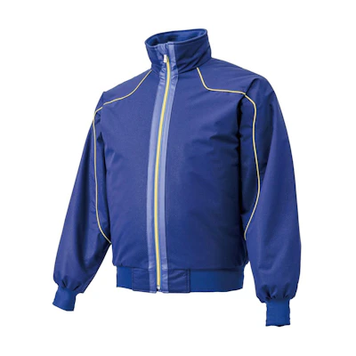 Mizuno Blue Raglan Long-Sleeve Track Jacket with Stripe Design 12JE4G01-16