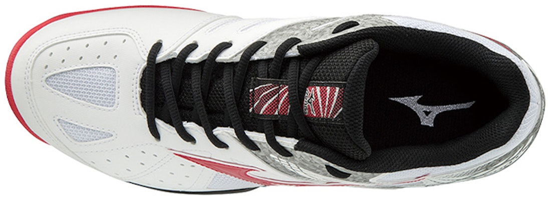 Mizuno Break Shot 2 Oc 抗滑透氣網球鞋 男女款 黑白紅 Lookbook Mizuno Break Shot 2 Oc 抗滑透氣網球鞋 男女款 黑白紅